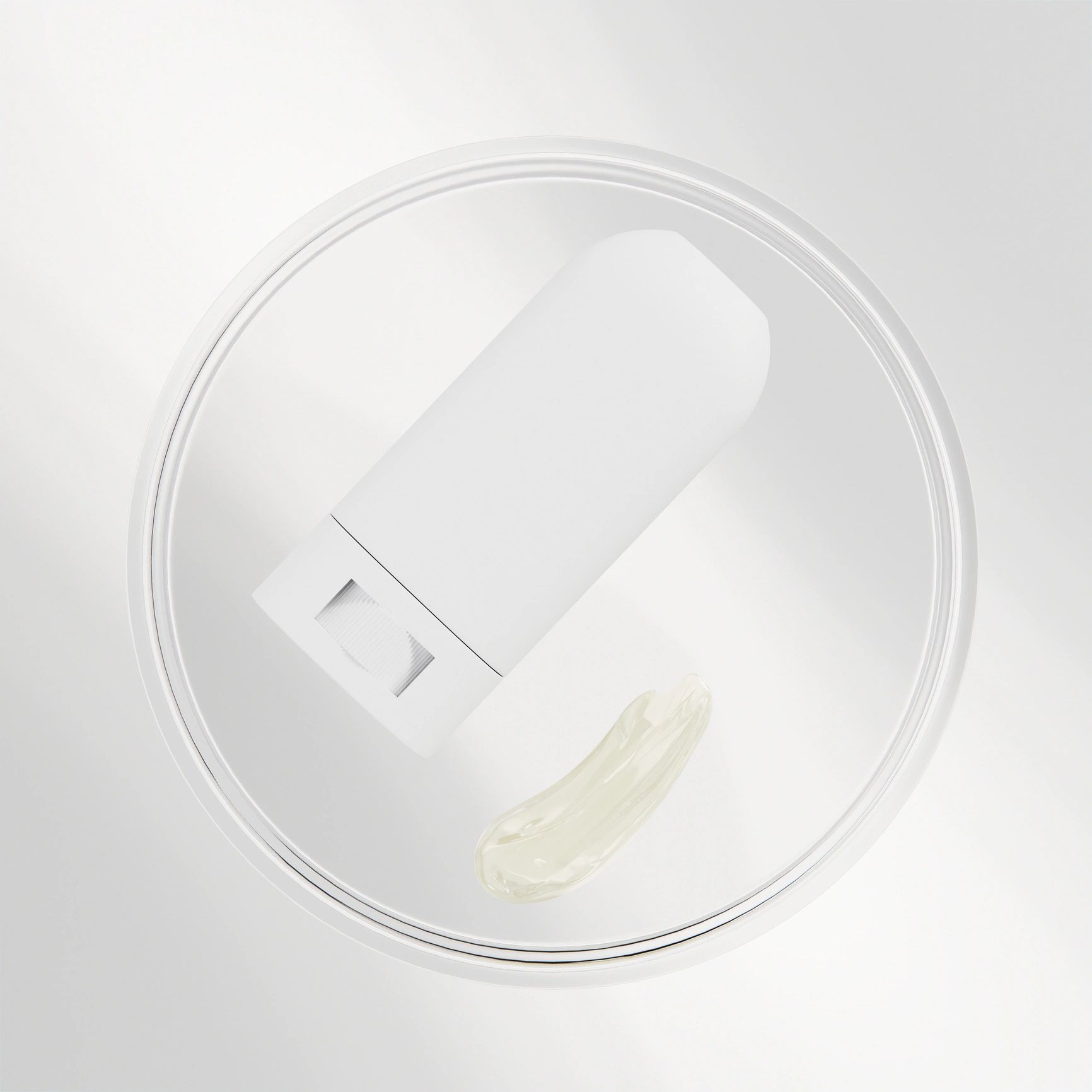 Minimal skincare packaging close-up